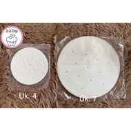 White Dimsum Paper Sizes 4 and 7