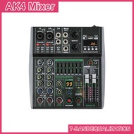OneAudio 🎧 AK MIXER มิกเซอร์เสียง 4/6/8 ช่อง มิกเซอร์ดิจิตอลแบบมืออาชีพ พร้อม Bluetooth USB เอฟเฟกต์