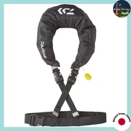 Daiwa Short Life Jacket (Neck Type Manual Inflation) Black Free DF-2520