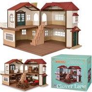 Sylvanian Families Classic Color Red Roof Country Home Exclusive Limited Edition House Dollhouse