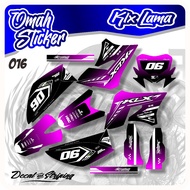 KAWASAKI DECAL OLD KLXkawasaki - CAN REQUEST NAME AND NUMBER ADT.016