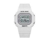 Matcha Green Small Square Watch Popular Unicorn Sports Electronic Watch for Men and Women student mo