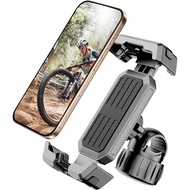 Bike Phone Holder Mount, [Easy Install] Motorcycle Phone Holder, Bicycle Phone Mount, Electric Scoot