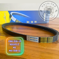 สายพานมิชลิน ฟีโน่ ปี08-13 นูโว มีโอ ปี09-11 Michelin MCL-010 5VV-E7641-50 MOTORCYCLE BELTFino Nouvo