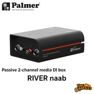 Palmer RIVER naab Passive 2-channel media DI box