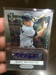 [J.K 收藏館 ] MLB 紅雀隊重砲 單季44轟 Mark Reynolds 親筆簽名球員卡 !