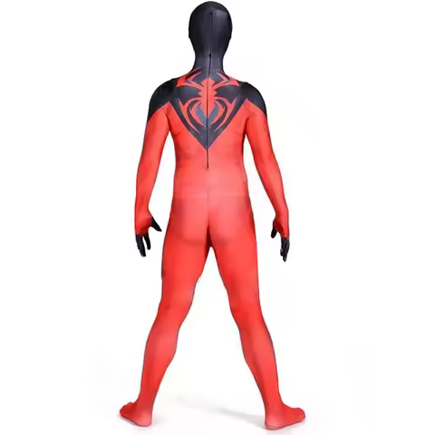 ♠♣♥Adults Scarlet Kaine Spider Cosplay Costume Halloween Superhero Zentai Suit Game Men Male Bodysui