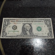 Uang Kertas Kuno 1 Dollar Amerika Tahun 1981