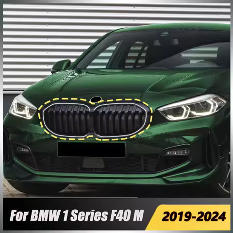 Single / Double Slat Kidney Grille Led Light Racing Grille Luminous Grilles For BMW 1 Series F40 M13