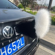Electric Vehicle Tail Tail Decoration Voice Control Moving No. 9 Tram Animal Tail Fox Tail Velcro De
