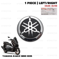 Logo 3D Silver Fork Yamaha N-Max Gen3 Year 2025