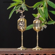 AA Sandalwood Fragrance Baflow Incense Holder Magpie Hollow Lamp Censer for Meditation Zen Home Offi