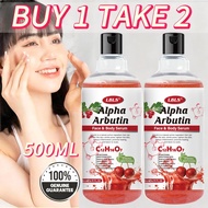Arbutin Body Whitening Serum+AHA Body Serum 500ml Moisturizer Brighten hydrate repair