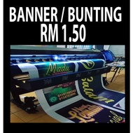 Banner / Bunting Rm 1.50 Murah (2kaki)