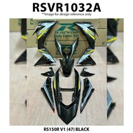 Rapido Cover Set Honda RS150R V1 V2 V3 (47) Colour Black White Purple Blue Accessories Motor Bodyset Limited