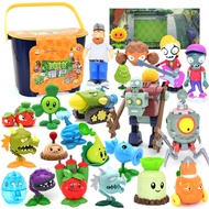 Plants vs. Zombies Toys Full Set 2 Soft Rubber Big Family Pea Shooter 3 Children's Catapult Giant Se