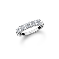 Jubilee Diamond แหวนเพชร Venus Duet Pave Ring เพชรแท้ เพชรน้ำ 99