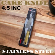 PISAU KUE 4.5INC GENDUT STAINLESS STEEL JIJUNLI GAGANG PLASTIK MOTIF KAYU L7018