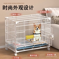 Wheeled Indoor Small Dog Dog Cage Iron Cage Transport Cage Stackable Pet Kennel Dog Villa Dog Cage