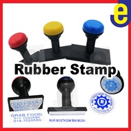 Rubber stamp custom, simple stamp, Name Stamp,Logo Stamp Cop company, cop nama, Cop Logo, custom siz