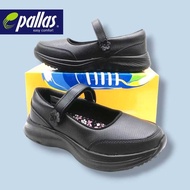 Pallas Jazz School Shoes Single Velcro Strap 204/306-036BK