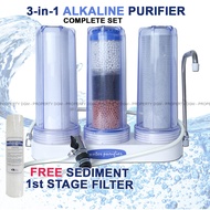 High Quality 3 in 1 Alkaline Water Purifier Complete Set Skyclear®