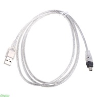 dusur 140cm 4 5ft USB 2 0 Male to IEEE 1394 4Pin Male iLink Firewire DV Cable for DV Camera
