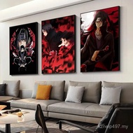 Uchiha Itachi NARUTO Poster kertas cetak rumah ruang tamu bilik tidur pintu masuk Bar restoran kafe 