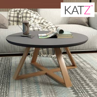KATZ Coffee Table Nordic Modern Melamine Wood Top Wooden Leg Coffee Table KATZ