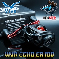 รอกหยดน้ำ วีว่า VIVA ECHO CASTING REEL ER100/EL100 (มีทั้งหมุนซ้ายและหมุนขวา)