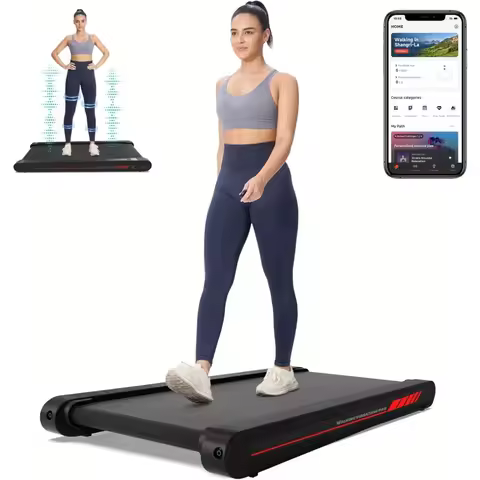 Walking Vibration Pad with APP, 3 in 1 Under Desk Treadmill, 2.5HP Low Noise Walking Treadmill Pad w