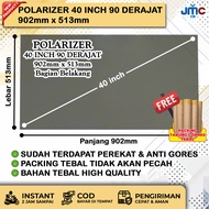 Polaris Polarizer TV 40 Inch 90 Derajat Dimensi 902x513mm