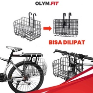 Termurah!! Keranjang Sepeda Lipat Foldable Basket Untuk Sepeda Dewasa
