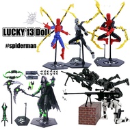 T13 Spiderman Lucky 13 Dummy Action Figure Robot Dummy 3D Printed Doll Assembly Model