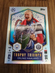 Topps Match Attax UCL 2024/25 - Trophy Triumph Cards (Haaland Messi & etc)