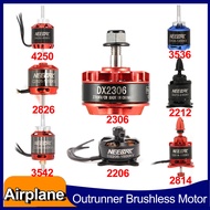 NEEBRC มอเตอร์ไร้แปรงเร็วกว่าเครื่องบินบังคับวิทยุ2206 2212 2306 2814 2826 3536 3542 4250สำหรับโดรนต