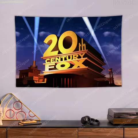 20th Century Fox Movie Tapestry Poster Wall Tapestries For Bedroom Decoration Aesthetic Tapices Flag
