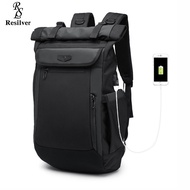 OZUKO New Men Backpack Multifunction USB charging Laptop Bag Fashion Schoolbag