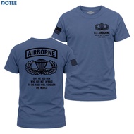 Rotee Airborne Badge Steel Blue T-Shirt