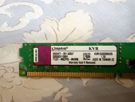 金士頓Kingston DDR3 1333 2GB 2G KVR1333D3N9/2G/雙面/原廠顆粒/桌上型/記憶體
