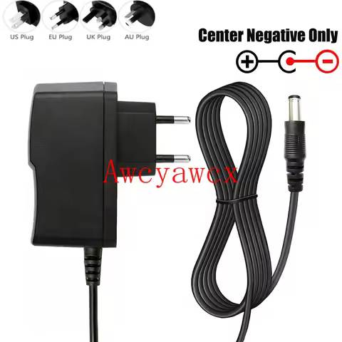9V 1A Ac Adapter Oplader PSA-120S PSA-120 Voeding 9V 0.5A Voor Boss Me-25 Me-50 Me-70 Me-80 DS-1 DD-