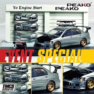 Peako x YES Mitsubishi Lancer Evolution IX Grey + Accessories (TMCS 2025 Exclusive)