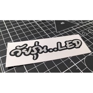 Reflective LED Teen Sticker