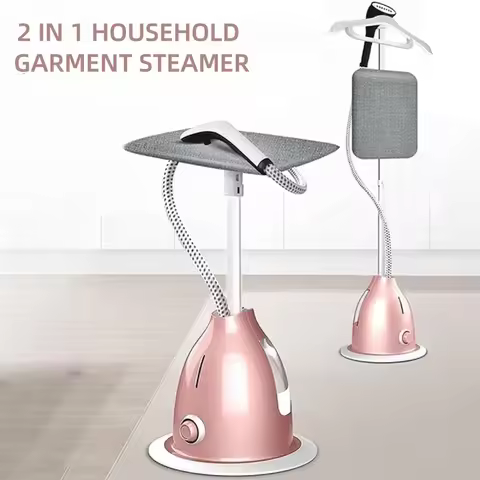 2 In 1 Household Garment Clothes Steamer 2000W 10 Gears Garment Steamer Flat/Vertical Fabric Garment