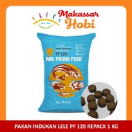 Pakan Makanan Indukan Ikan Lele Nila Gurame Pelet PF 128 Repack 1 kg