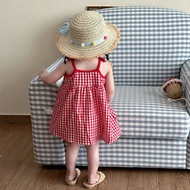 Girls Dress Summer Dress New Style Fashionable Girls Princess Dress Summer Children Suspender Dress 