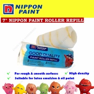 7" NIPPON PAINT ROLLER REFILL 7" Polyester Roller Refill Roller Refill Cat Roller Handle Roller Roda