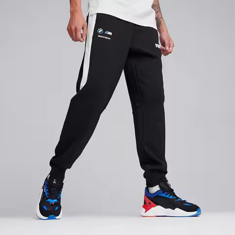 Puma Authentic BMW Men's BMW Racing Drawstring Leisure Knitted Trousers 624138-01