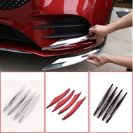 4 x ABS Chrome Car Front Lamp Decoration StripTrim For Mercedes Benz A Class A180 A200 W177 2019 Acc