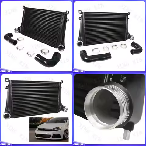 custom for VW MK8 GTI Golf R 2.0T 8Y A3 S3 High Performance Competition Stick and Plate Intercooler 